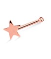 Star Silver Bone Nose Stud NSKD-731s